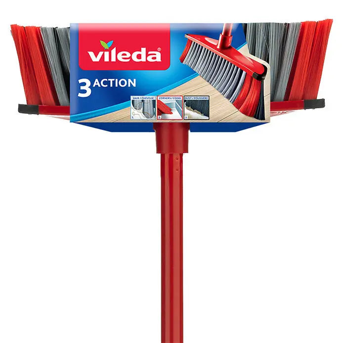 Balai droit 3 en 1 Ecofibres 3ACTION (Vileda) - S&P Le magasin des Commerçants