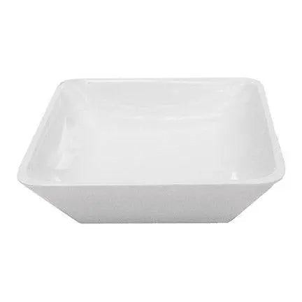 Bol carré en mélamine intérieur arrondi