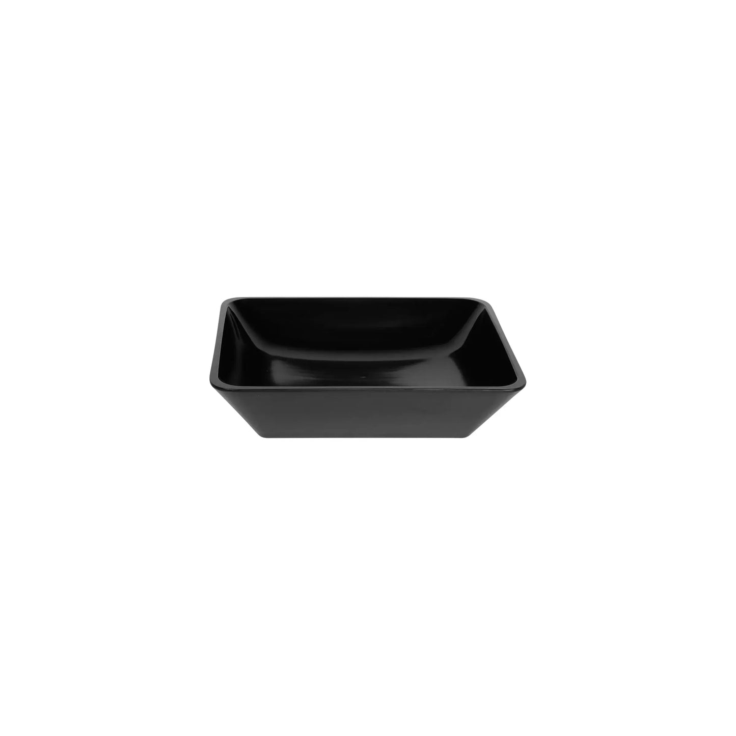 Bol rectangulaire noir 12 x 10 x 3 pouces capacité 3 qt S&P Le magasin des Commerçants