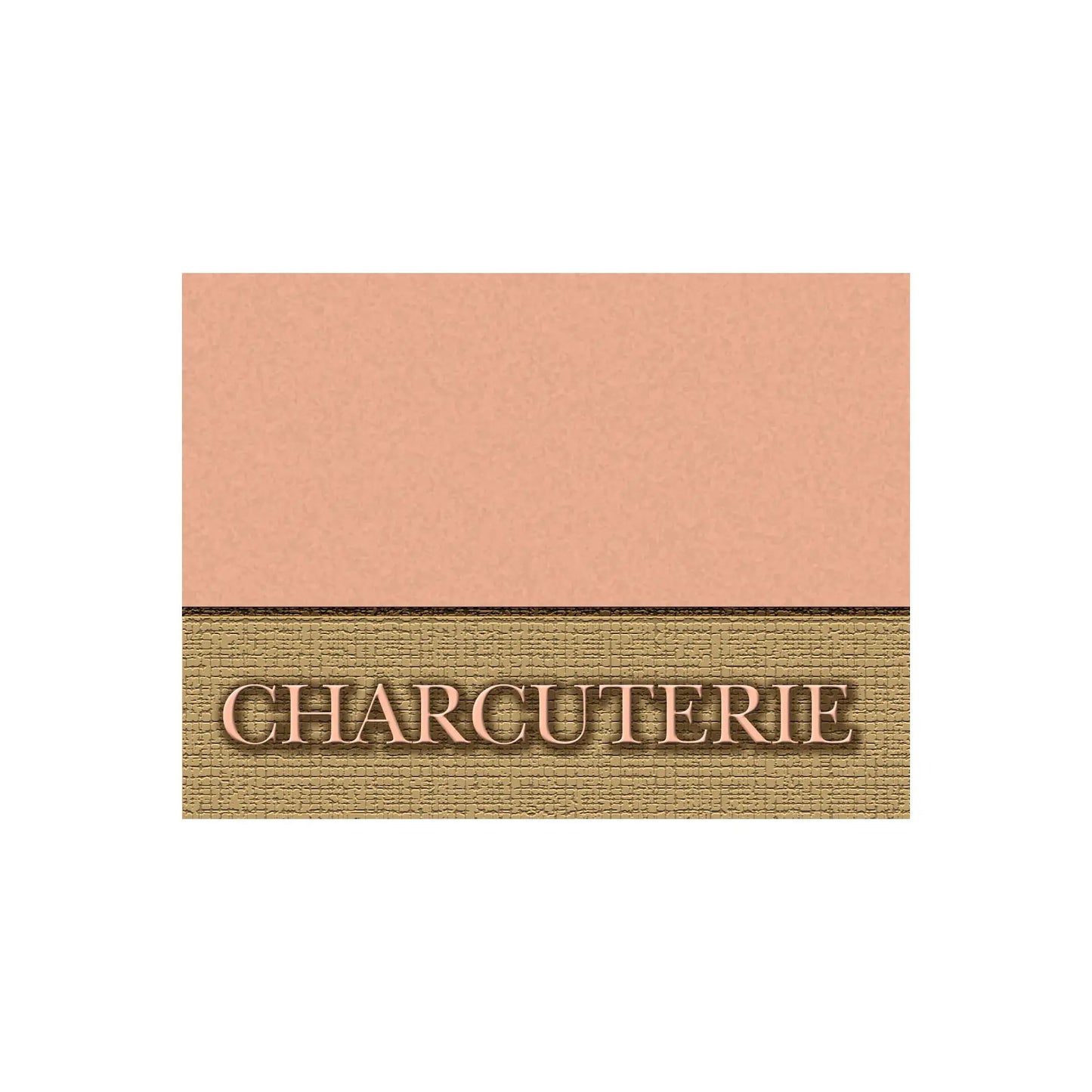 Carte plastifiée, « Charcuterie » S&P Le magasin des Commerçants