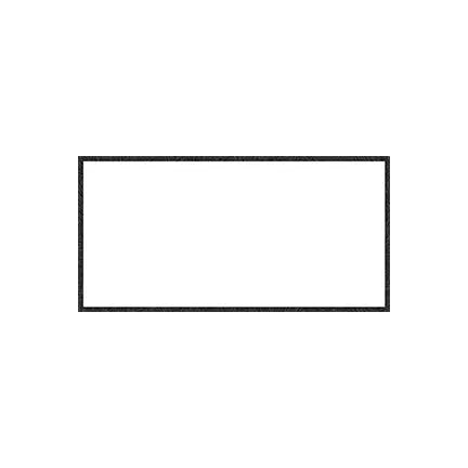 Carte plastifiée, blanc avec bordure de couleur 2" x 4" S&P Le magasin des Commerçants