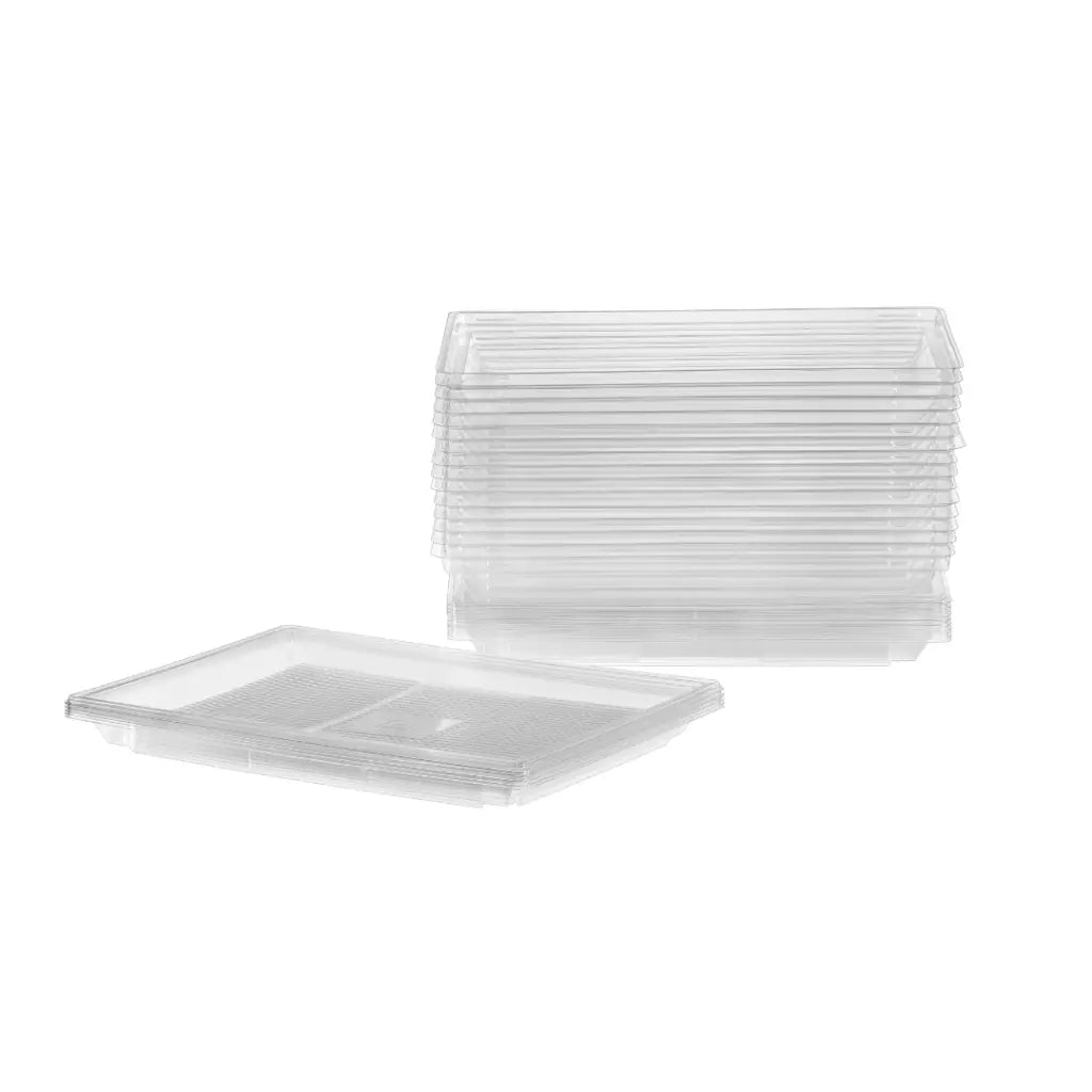 Combo Plateau De Service Transparent 7.5" X 10.5" (120)