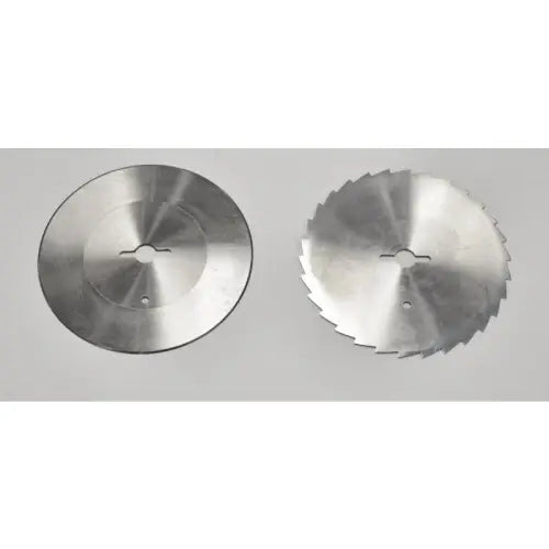 Coupe-kebab avec lame ronde en acier inoxydable et dentelée S&P Le magasin des Commerçants