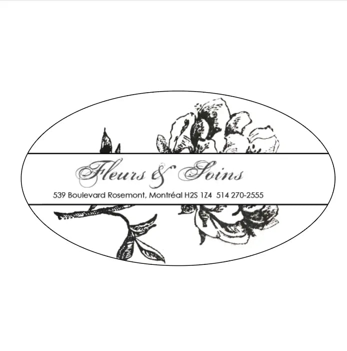 Étiquettes ovales, blanc, 2" x 3" (500) S&P Le magasin des Commerçants
