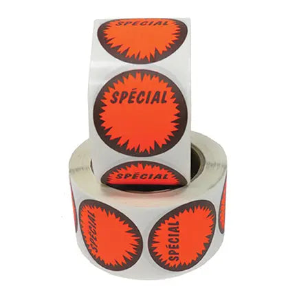 Étiquettes rondes, avec inscription « Spécial »,2 ¼" (250)-S&P Le magasin des Commerçants