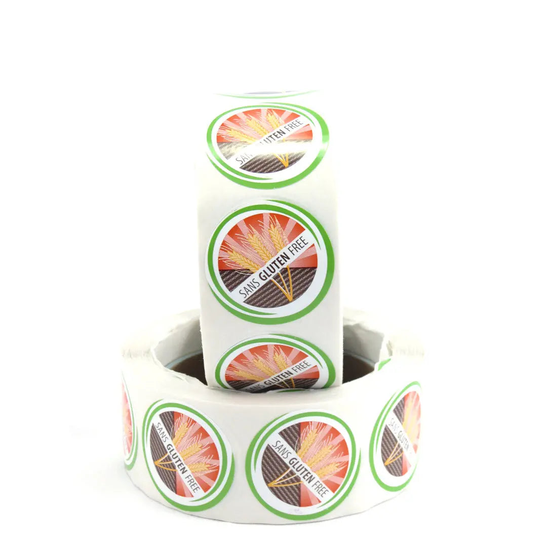 Étiquettes, avec inscription « Sans gluten », 1 ½'' (500)-S&P Le magasin des Commerçants