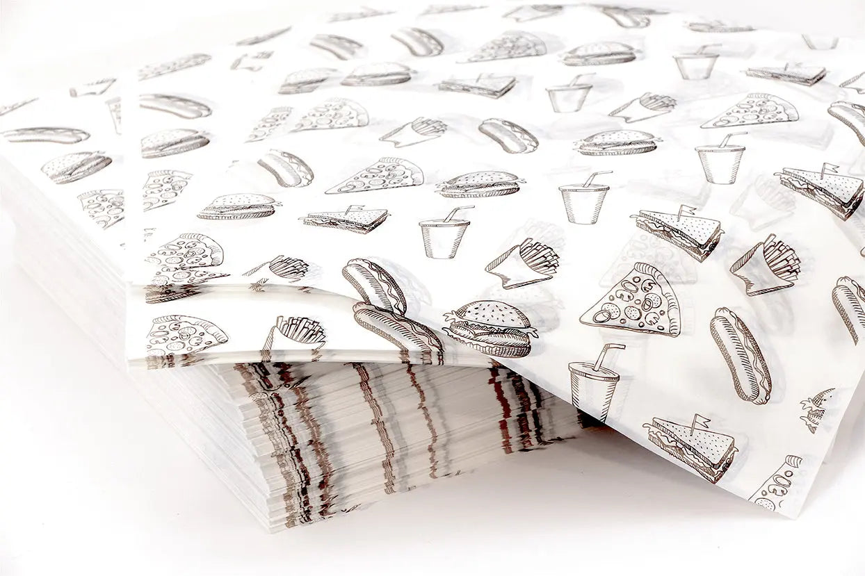 Feuilles de papier cirées personnalisées 14" x 17" (10 000) S&P Le magasin des Commerçants