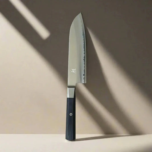 Miyabi 4000 FC Santoku Knife 7" – Black Handle Ginza Steel