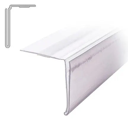 Moulure transparente et penture autocollante, 2” x 48”-S&P Le magasin des Commerçants