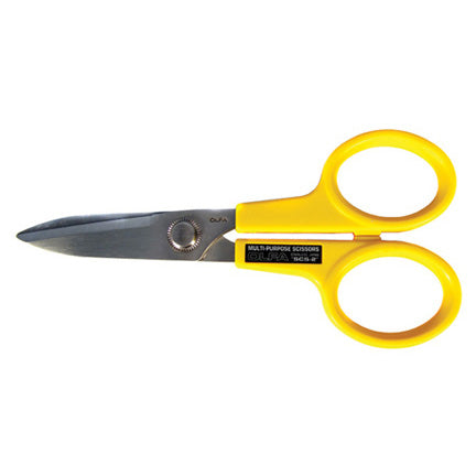 All-purpose stainless steel scissor, serrated blades, 7"