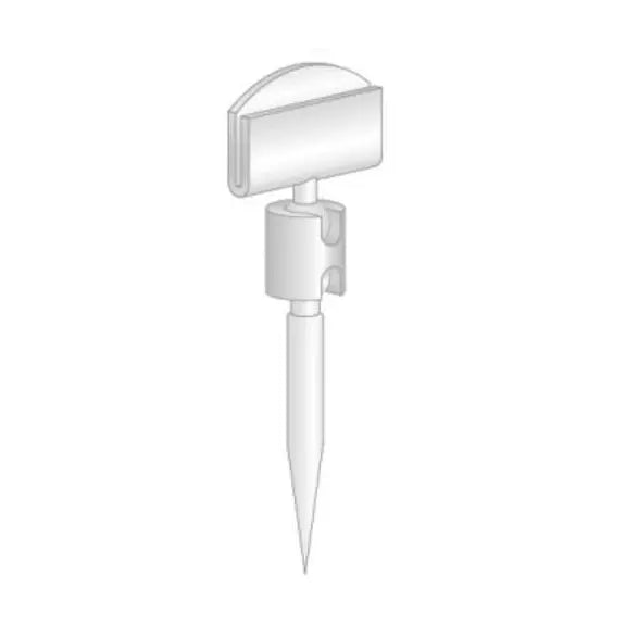 Petit Pic, plastique transparent, 3'' avec porte carte pivotant 1" L-S&P Le magasin des Commerçants