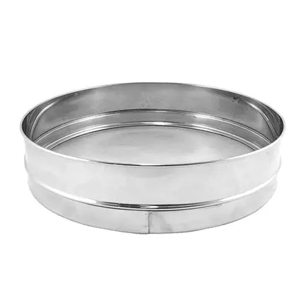 Tamis à farine en acier inoxydable, 14"-S&P Le magasin des Commerçants