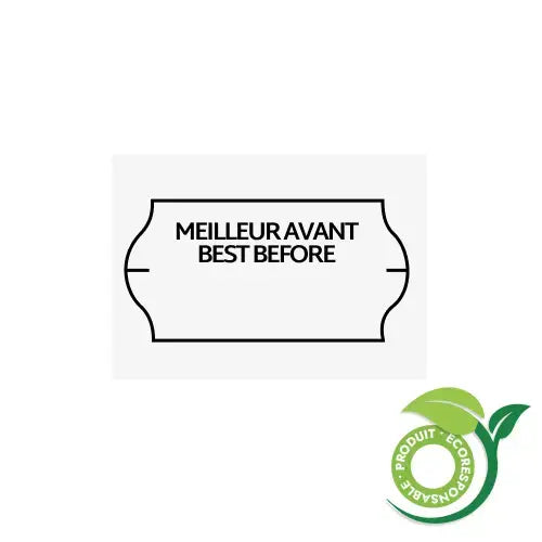Étiquettes Meto, recyclable, 22 x 12 mm (21,000) S&P Le magasin des Commerçants