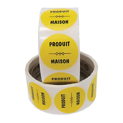 Étiquettes rondes 1 ½" (200) S&P Le magasin des Commerçants