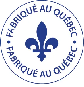 Étiquettes rondes, avec inscription « Fabriqué au Québec » (500) S&P Le magasin des Commerçants