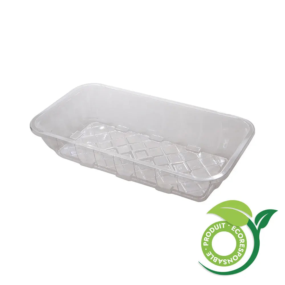 Barquette plastique PET et barquette compostable S&P Le magasin des Commerçants