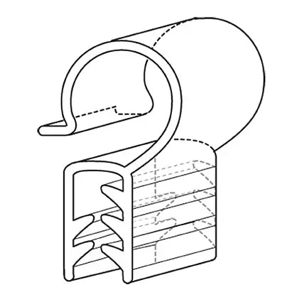 Agrafe pour tige metallique 1/2 pouce