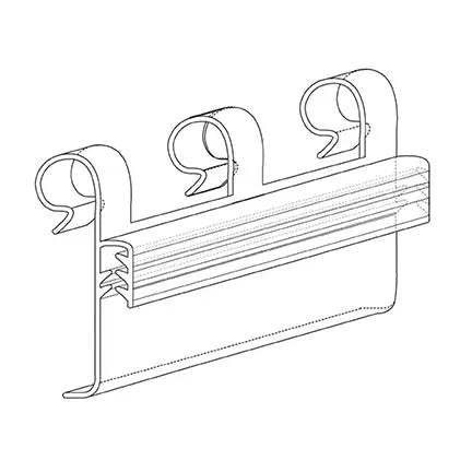 Agrafe à 3 crochets pour tige métallique, 1 3/8”-S&P Le magasin des Commerçants