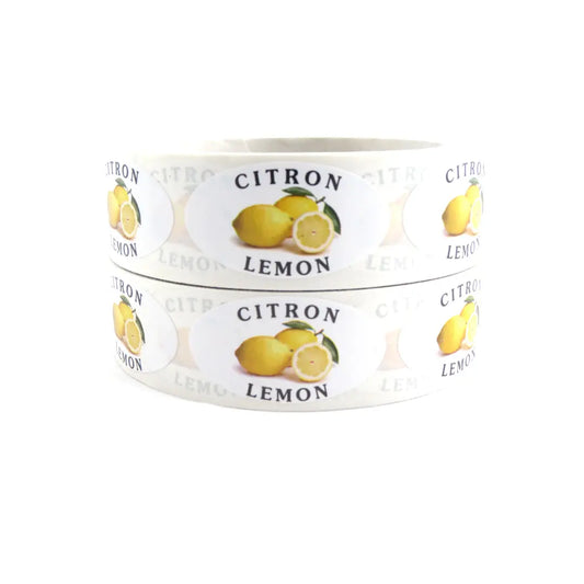 Étiquettes ovales, avec inscription « Citron », 1" x 1 7/8" (500)-S&P Le magasin des Commerçants