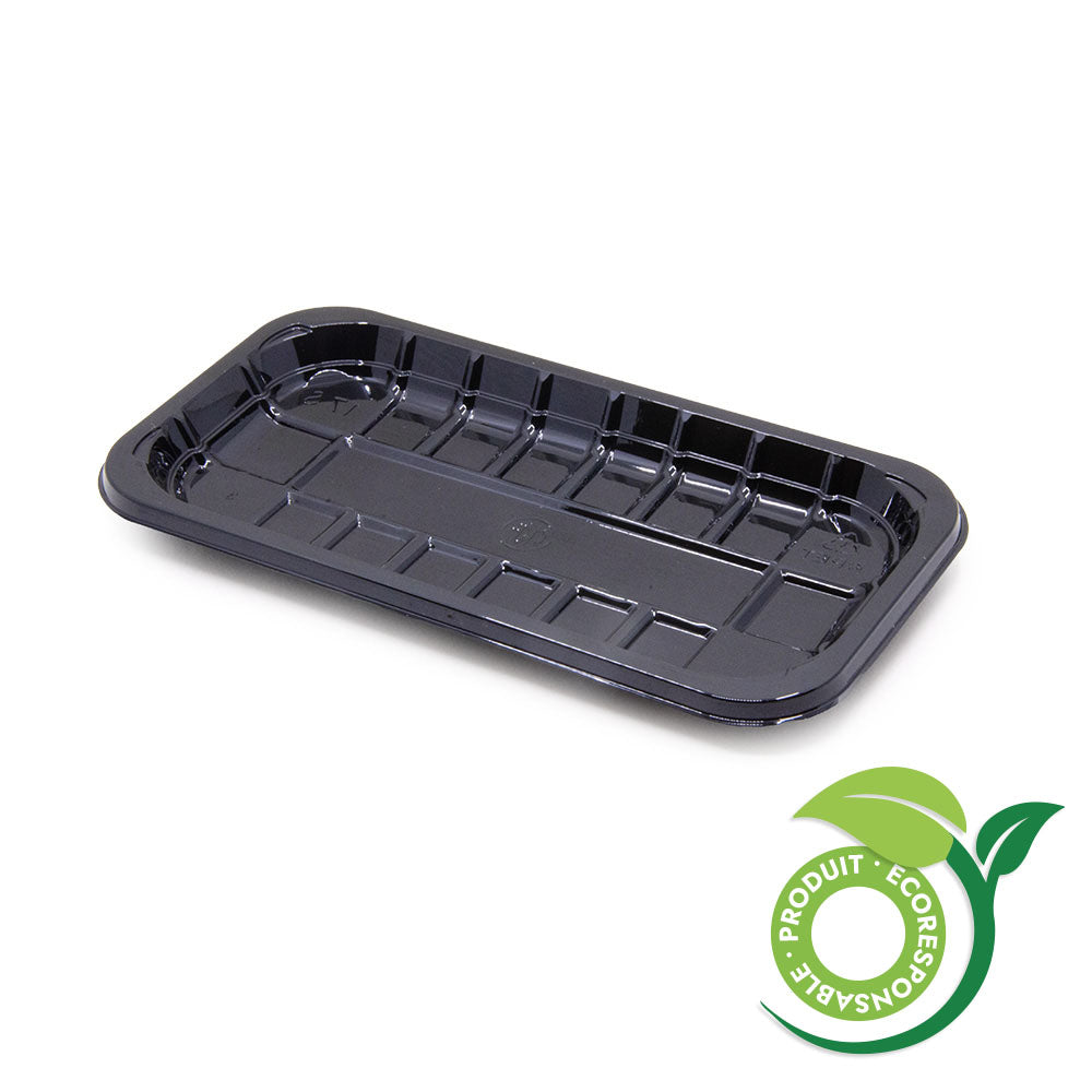 Barquette plastique PET Noir