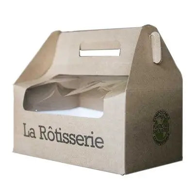 Boîte à poulet compostable (100)-S&P Le magasin des Commerçants