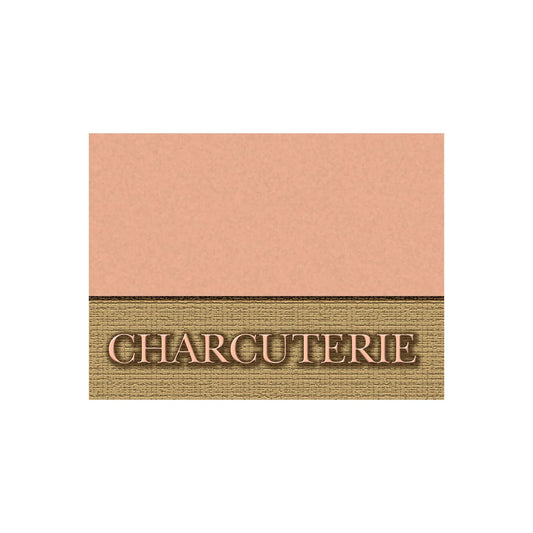 Carte plastifiée, « Charcuterie » S&P Le magasin des Commerçants