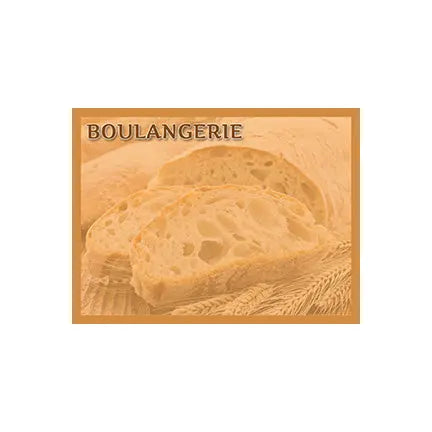 Carte plastifiée, « Boulangerie », 3" x 4"-S&P Le magasin des Commerçants