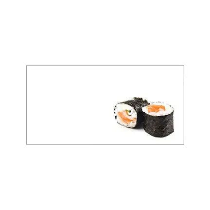 Carte plastifiée, sushi, 2'' x 4"-S&P Le magasin des Commerçants