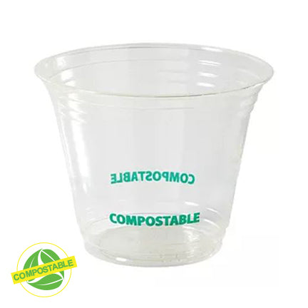 Verre en plastique compostable (1000)