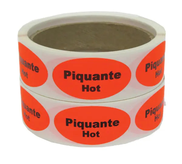 Etiquette ovales -  1 ³⁄₄" × 1" - 200/rouleau S&P Le magasin des Commerçants