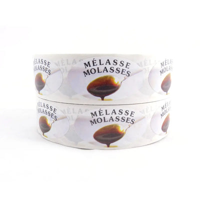 Etiquette ovales - 1" x 1 7/8" - 500/rouleau S&P Le magasin des Commerçants