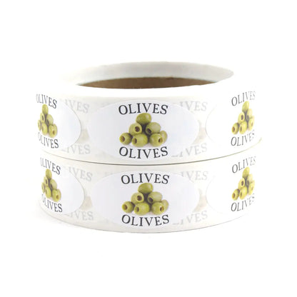 Etiquette ovales - 1" x 1 7/8" - 500/rouleau S&P Le magasin des Commerçants