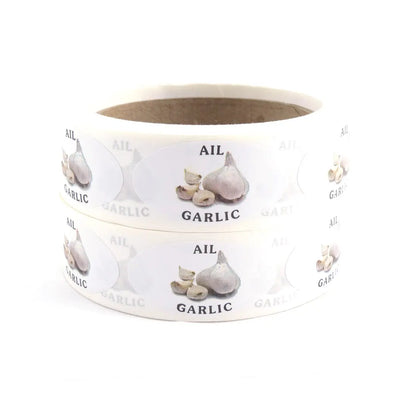 Etiquette ovales - 1" x 1 7/8" - 500/rouleau S&P Le magasin des Commerçants
