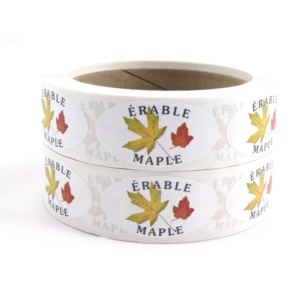 Etiquette ovales - 1" x 1 7/8" - 500/rouleau S&P Le magasin des Commerçants