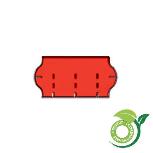 Étiquettes Meto Rouge, antivol, recyclable, 22 x 12 mm (21,000) S&P Le magasin des Commerçants