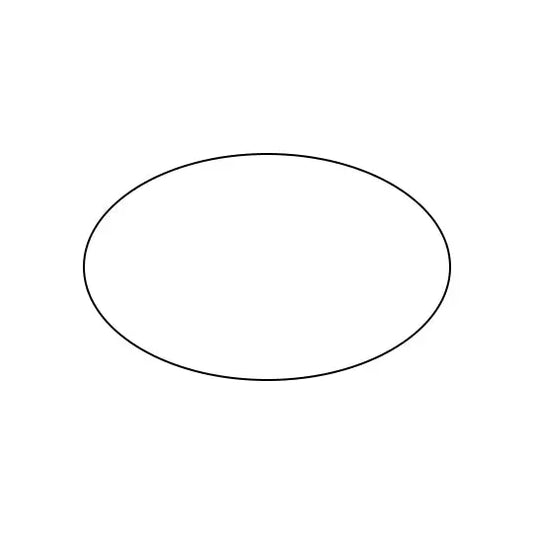 Étiquettes ovales, blanc, 2" x 3" (500)-S&P Le magasin des Commerçants