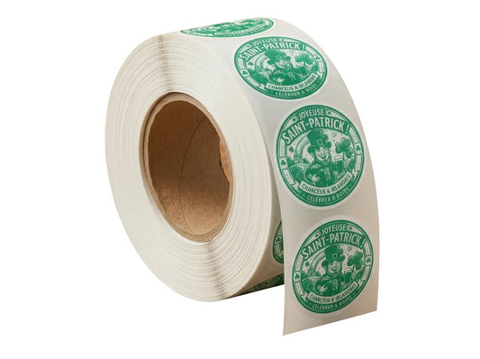 Étiquettes rondes - St Patrick 1 ½" (200) - S&P Le magasin des Commerçants