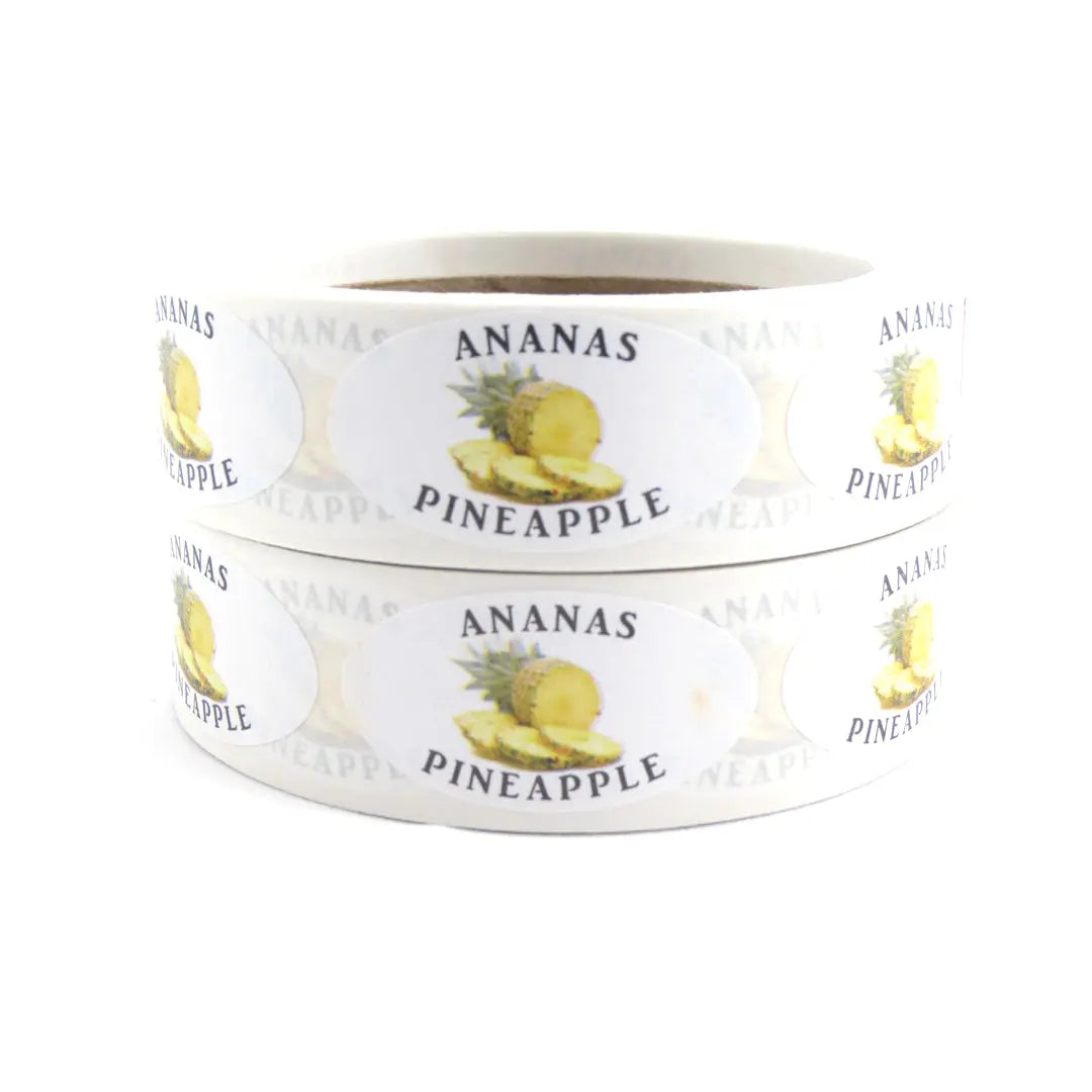 Étiquettes, avec inscription « ANANAS » (250) S&P Le magasin des Commerçants