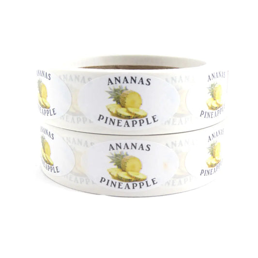 Étiquettes, avec inscription « ANANAS » (250) S&P Le magasin des Commerçants