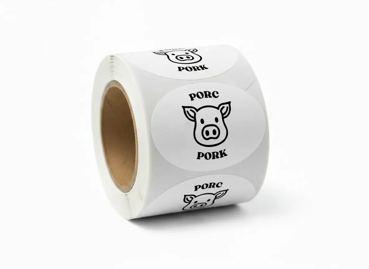 Étiquettes, avec inscription « Viande de choix », 1 ¾'' x 1 '' (500) S&P Le magasin des Commerçants