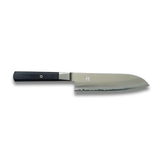 Miyabi 4000 FC Santoku Knife 7" – Black Handle Ginza Steel