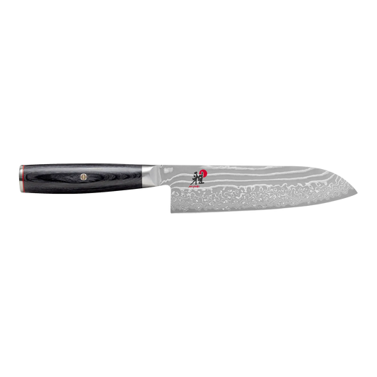 Miyabi Kaizen II 5000FCD Santoku knife 7" – FC61 Core, Damascus Steel Ginza Steel