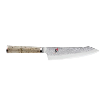 Miyabi Rocking Santoku Knife 7" – Birchwood, 5000 MCD Series Ginza Steel