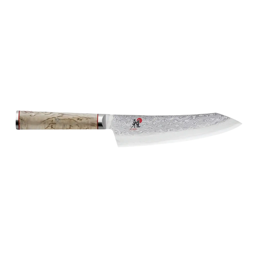 Miyabi Rocking Santoku Knife 7" – Birchwood, 5000 MCD Series Ginza Steel