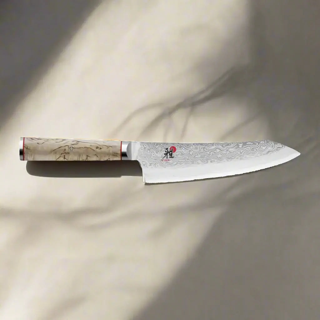 Miyabi Rocking Santoku Knife 7" – Birchwood, 5000 MCD Series Ginza Steel