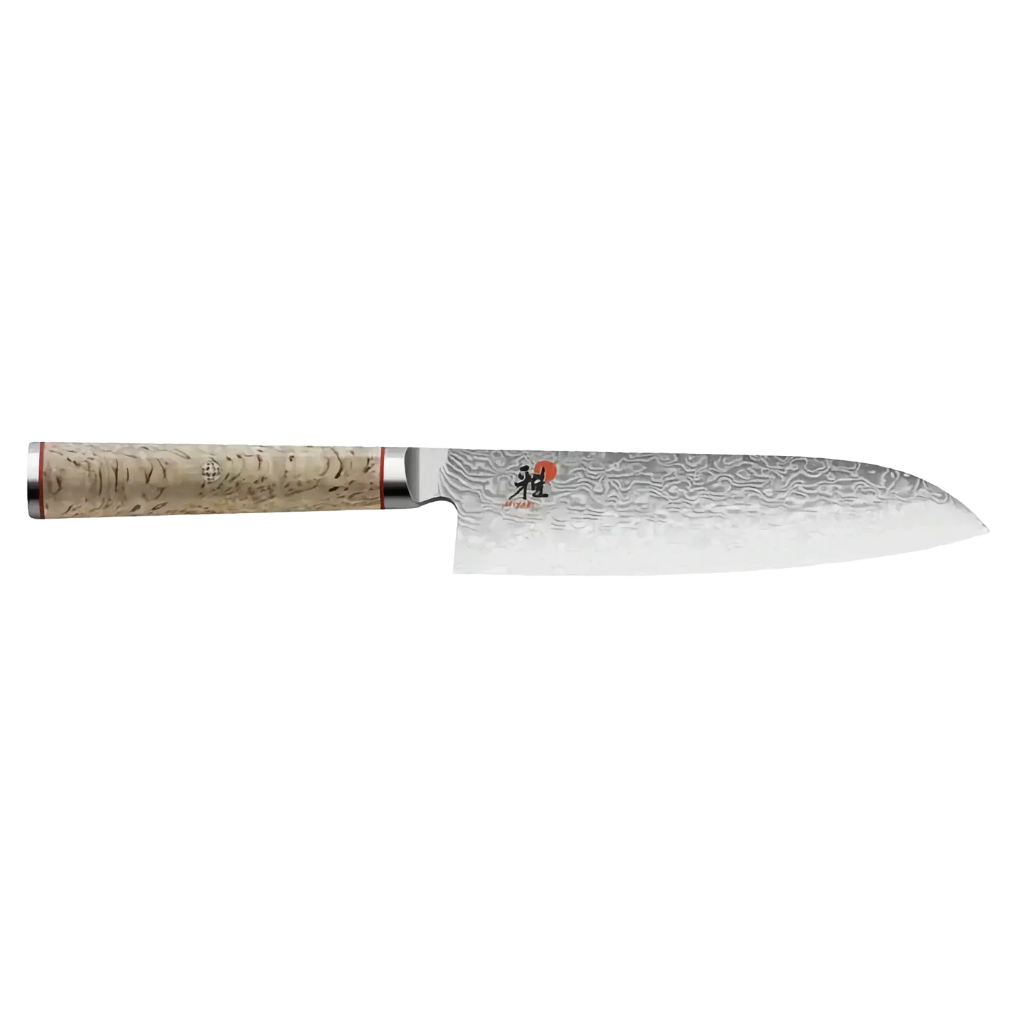 Miyabi Santoku Knife 7" – Birchwood, 5000 MCD Series Ginza Steel