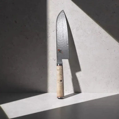 Miyabi Santoku Knife 7" – Birchwood, 5000 MCD Series Ginza Steel