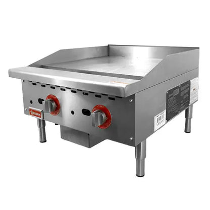Plaque de cuisson à gaz 24" – 2 brûleurs, 56 000 S&P Le magasin des Commerçants