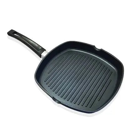 Poêle grill, fonte d'aluminium, 28 cm x 28 cm-S&P Le magasin des Commerçants