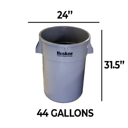 Poubelles ronde et couvercles en demi-lune avec battant S&P Le magasin des Commerçants